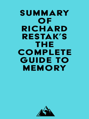 cover image of Summary of Richard Restak's the Complete Guide to Memory